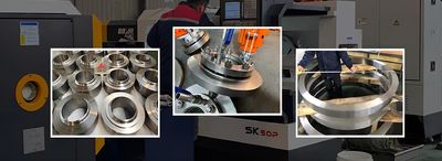 kualitas Flange Titanium pabrik