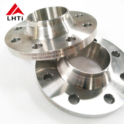 Harga yang pantas ASME B16.5 Ti Gr2 Titanium WN RF Pipe Flange Untuk Industri Gas Minyak on line