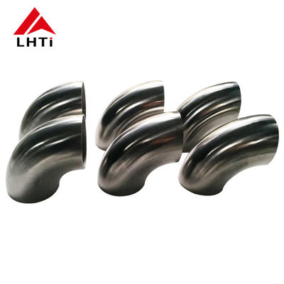 Harga yang pantas Gr1 Gr2 Titanium Pipe Bend 90 Degree Exhaust Tube Elbow Long Radius on line