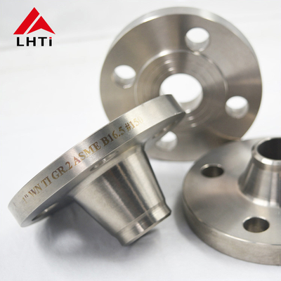 Harga yang pantas DIN 2632 PN 10 Titanium Weld Neck Flange Raised Face Gr1 Gr2 Gr5 WN Flange dalam Industri Kimia / Minyak / Gas on line