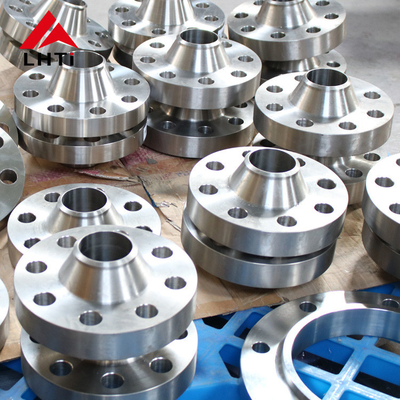 Harga yang pantas DIN 2633 Titanium Weld Neck Flange RFWN Ti Gr2 Gr5 Gr7 PN 16 Flange WN Dalam Sistem Pipeline on line