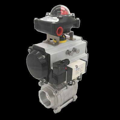 Harga yang pantas Ventil bola bergelombang baja karbon pneumatik pemasangan terkunci on line