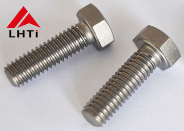 Harga yang pantas Titanium Alloy Hex Kepala Baut Sekrup Gr5 M5 M6 M8 Permeabilitas Magnetik Rendah on line