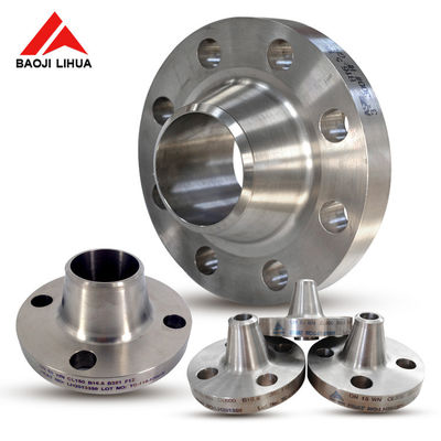 Harga yang pantas WNRF Flange Weld Neck Flange Forged Gr2 Titanium ASME B16.5 Kekuatan Tarik Tinggi on line