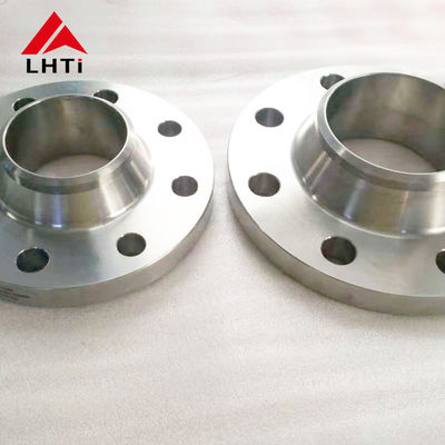 Harga yang pantas Flange Leher Las yang Disesuaikan, Gr2 Gr9 Butt Forging Titanium Flange on line