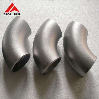 Harga yang pantas Gr1 Gr2 90 Derajat Titanium Elbow Long Radius DN50 Penggunaan Industri Kimia on line