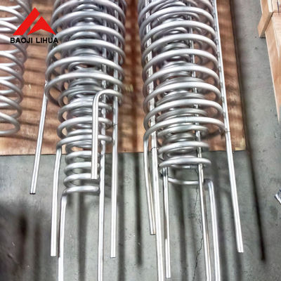 Harga yang pantas Penukar Panas Tabung Titanium Murni Coil Seamless ASTM B338 on line