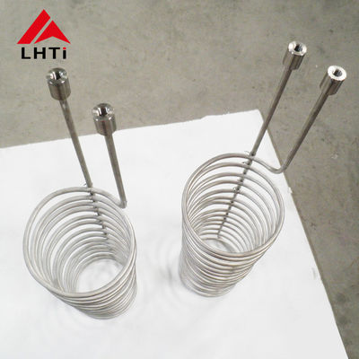 Harga yang pantas Flexible Coil Grade 9 Titanium Tube OD 10mm Seamless Annealed on line