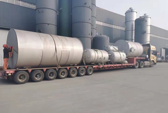 Harga yang pantas Peralatan Titanium Perpindahan Panas Hidrostatik 2.5m/S Pressure Vessel Reactor on line