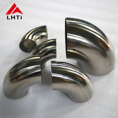 Harga yang pantas Gr5 Titanium Elbow Untuk Sambungan Pemasangan Pipa Tikungan on line
