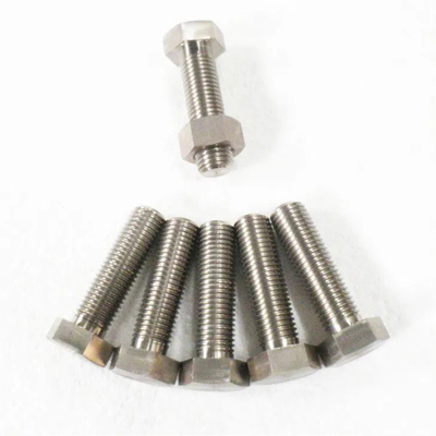 Harga yang pantas Baut Dan Mur Hexagon Titanium Gr2 DIN933 DIN934 on line