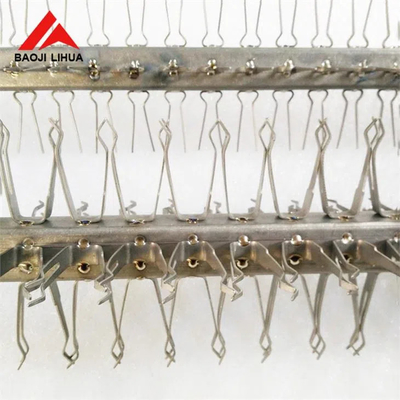 Harga yang pantas Permukaan Titanium Anodizing Jig yang Dipoles Disesuaikan Gr1 Gr2 on line