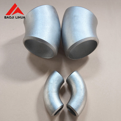 Harga yang pantas Gr2 Gr7 Gr12 Titanium Elbow 90 Derajat Untuk Sambungan Pemasangan Pipa on line