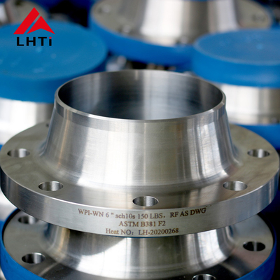 Harga yang pantas Gr2 Gr7 Gr12 Titanium Flange Pipa Panjang Nozzle Weld Neck Flange on line