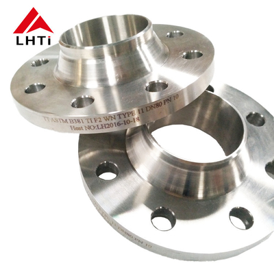 Harga yang pantas ANSI B16.5 Ti-Pd Alloy WN Pipe Connector DN50 Titanium Welding Neck Flange on line