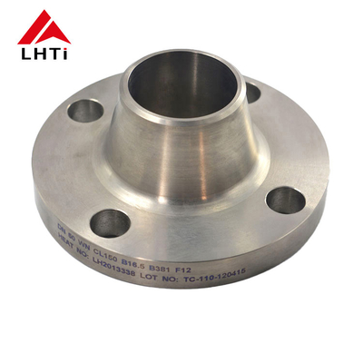 Harga yang pantas Froged dan CNC mesin Titanium Long Weld Neck Flange permukaan dipoles ANSI B16.5 on line