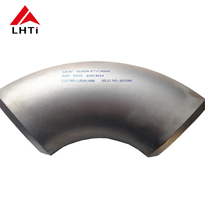 Harga yang pantas Titanium Karbon Super Duplex Stainless Steel Pipe Fitting Sch 40 4 Inch 90 derajat siku on line