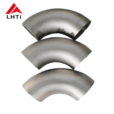 Harga yang pantas Titanium exhaust elbow 120 dan 90 dan 45 derajat ASTM B363 Elbow titanium murni digunakan untuk retrofit mobil dan sepeda motor on line