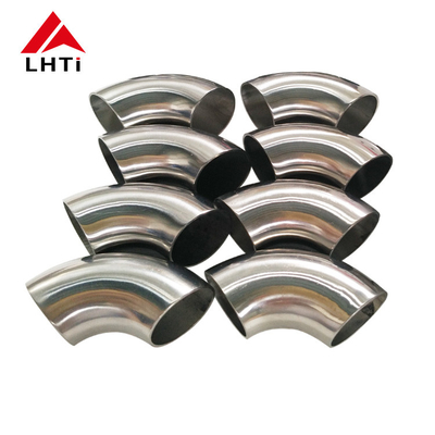 Harga yang pantas Titanium Elbow dengan permukaan yang dipoles untuk pipa industri on line