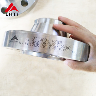 Harga yang pantas Ti Gr5 Gr7 Titanium Weld Neck Flange ASME B16.5 Kelas 150 WN Flange Weld Neck Lifted Face untuk Industri Kimia on line