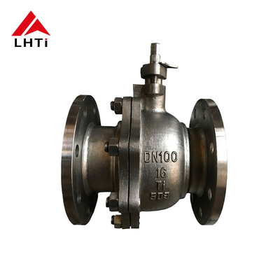 Harga yang pantas American Standard 2 Way Light Weight Titanium Alloy Ball Valve Gr2 DN 50 Kelas 150-600 untuk penggunaan industri on line