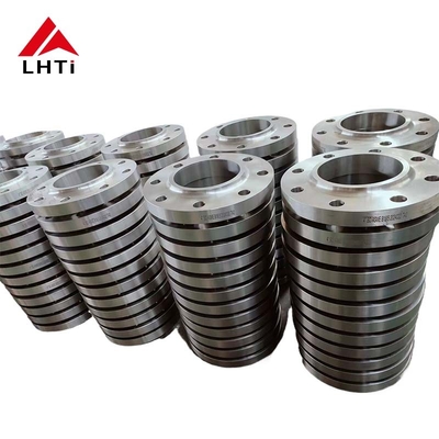 Harga yang pantas Gr1 Gr2 Gr5 Titanium Flange Plate Slip On Flange EN1092-01 PN 10 Untuk Industri Minyak dan Gas on line