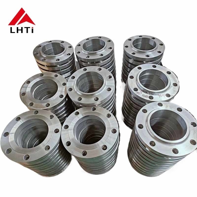 Harga yang pantas Sand Blasting Slip On Flange PN16 Ti Gr2 Gr5 Gr7 Raised Face RF untuk pipa minyak dan gas on line