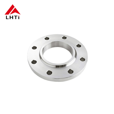 Harga yang pantas Plat flat welding GR2 DN50 Flange forged titanium piping untuk koneksi on line