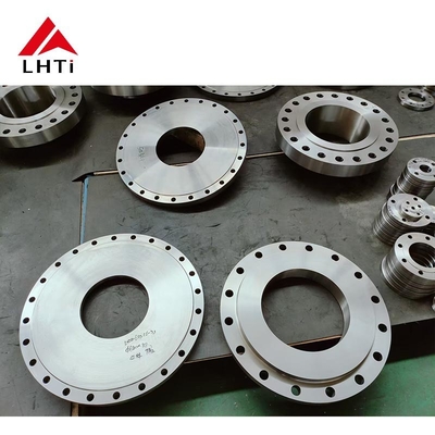 Harga yang pantas Standar Eropa EN1092-01Gr1 Gr5 Gr7 Titanium Plate Flange Flat Flange PN 5 PN 10 untuk sistem pipa on line