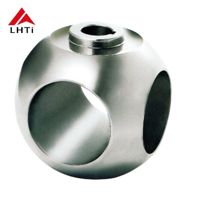 Harga yang pantas Klep bola titanium kelas 5 tahan lama berhadapan ASME B16.10 untuk industri kimia on line
