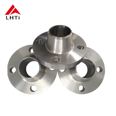 Harga yang pantas ASME B16.5 Gr2 Gr5 Titanium Weld Neck Flange WNRF Raised Face Untuk Industri Minyak dan Gas on line