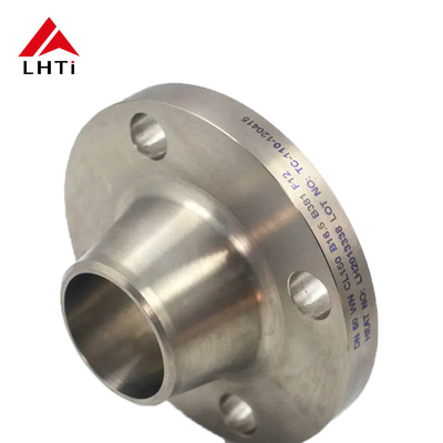 Harga yang pantas Kelas 150 ASME B16.5 Titanium Gr2 Gr5 Gr7 Flang leher las Wajah RF Tinggi Untuk penggunaan pipa on line