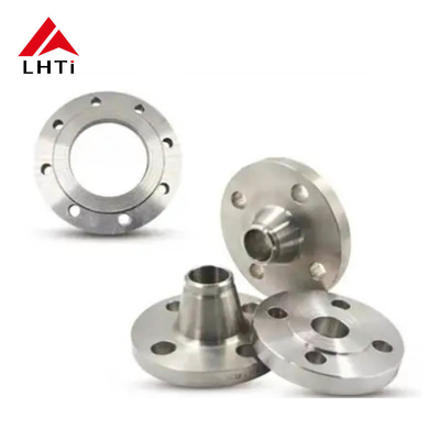 Harga yang pantas Titanium ASME B16.5 GR1 GR2 GR5 Titanium Weld Neck Flanges RF Untuk Aplikasi Industri on line
