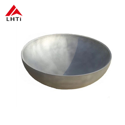 Harga yang pantas Titanium Paduan Titanium Hemispherical Dish Tangki titanium kelas 1 Gr1 Gr2 Titanium Head Dish Titanium Peralatan untuk produksi energi on line