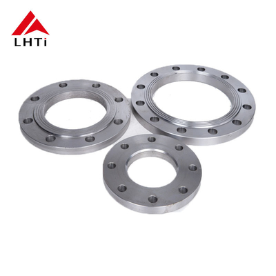Harga yang pantas EN1092-01 Gr1 Gr2 Gr5 Titanium Plate Flange Flat Flange PN 10 untuk pipa industri di lingkungan korosif on line