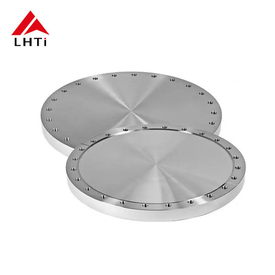 Harga yang pantas ASME B16.5 BLRF Gr2 Gr5 Titanium Blind Flange Kelas 150 Lifted Face Untuk Saluran Pipa on line