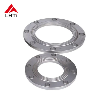 Harga yang pantas EN1092-01 Gr1 Gr2 Gr5 Titanium Plate Flange Flat Flange PN 10 untuk pipa industri di lingkungan korosif on line