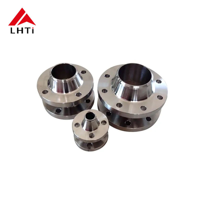 Harga yang pantas Metal Nature Titanium Flange Gr1 Gr2 Gr5 EN1092-1 Weld Neck Flange Kelas 150 untuk sistem pipa on line