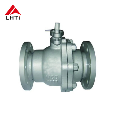 Harga yang pantas Tekanan tinggi DN10 DN15 Titanium Dua-Piece Ball Valve Gr1 Gr2 untuk Pengolahan Pasokan Air on line