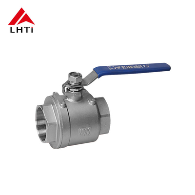 Harga yang pantas DN10 DN15 Titanium Two Piece Ball Valve Gr2 Gr7 Ball Valve untuk Pengolahan Pasokan Air on line