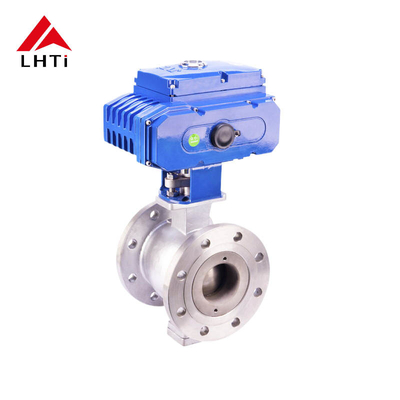 Harga yang pantas Ti Electric V-Port Ball Valves Titanium Gr5 Gr7 6 Inch Ball Valve Kelas 150 DN 15-250 on line
