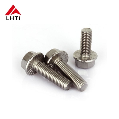 Harga yang pantas Gr1 Titanium Hex Bolts Nuts 5mm-500mm dengan 2 Nuts 2 Lock Nuts on line