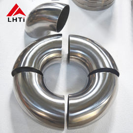 Harga yang pantas dipoles 2'' 3'' 4'' gr2 45 derajat 90 derajat titanium siku alat kelengkapan pipa habis on line