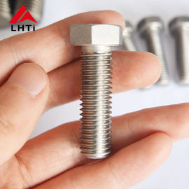 Harga yang pantas Sekrup Baut Hex Titanium Industri, Kacang Hex Titanium Grade 2 DIN934 on line