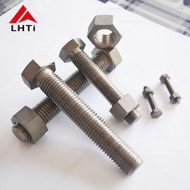 Harga yang pantas Gr2 Gr5 Titanium Baut Dan Mur Hex Head 1/4''-20 TPI 1'' ASME ANSI B18.2.1 on line