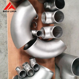 Harga yang pantas Panjang Radius Titanium Siku 45 90 180 Derajat Gr2 Gr7 Gr12 Jenis Dilas on line