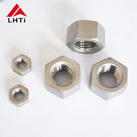 Harga yang pantas DIN934 GR2 Titanium hex Nuts M8 M10 M12 Titanium Hexagon Head nuts Industrial Fittings on line