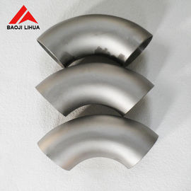 Harga yang pantas 90 Derajat Titanium Siku, Kimia Ditempa Butt Weld Elbow SCH40 Gr1 Gr2 on line