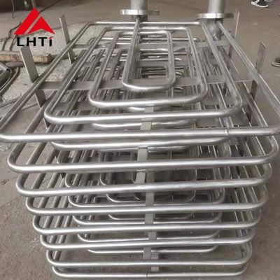 Harga yang pantas Kondensor ASME B338 Grade 2 Coil Titanium Tube Bending on line