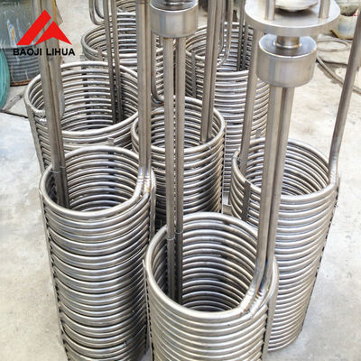 Harga yang pantas Kumparan Pendingin Titanium Anil Mekanik Untuk Penukar Panas on line